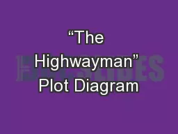 “The Highwayman” Plot Diagram