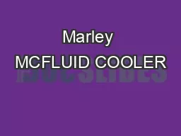 Marley MCFLUID COOLER