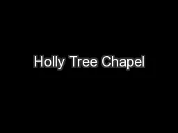 Holly Tree Chapel