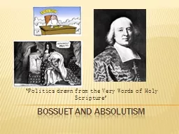 Bossuet And Absolutism