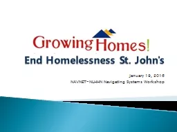 End Homelessness St. John's