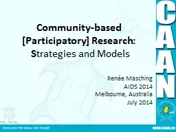 Community-based [Participatory] Research: