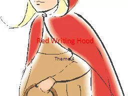 Red Writing Hood