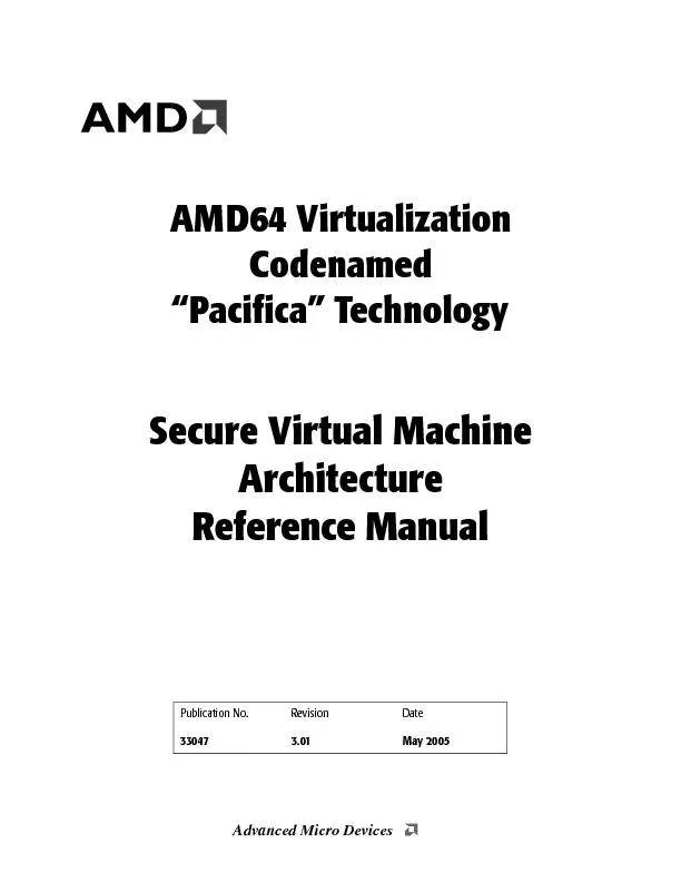 AMD64 Virtualization