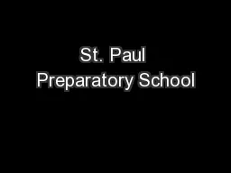 St. Paul Preparatory School