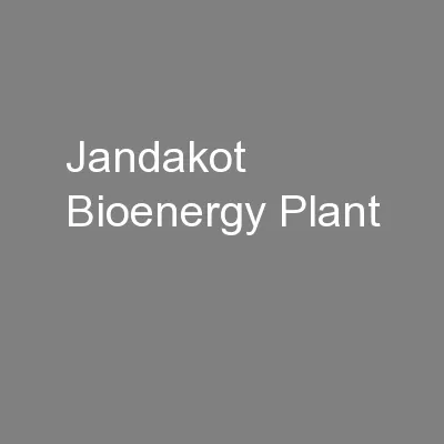 Jandakot Bioenergy Plant
