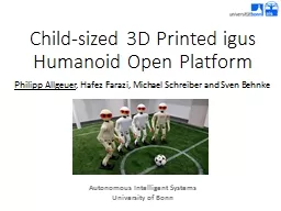 Child-sized 3D Printed igus Humanoid Open Platform