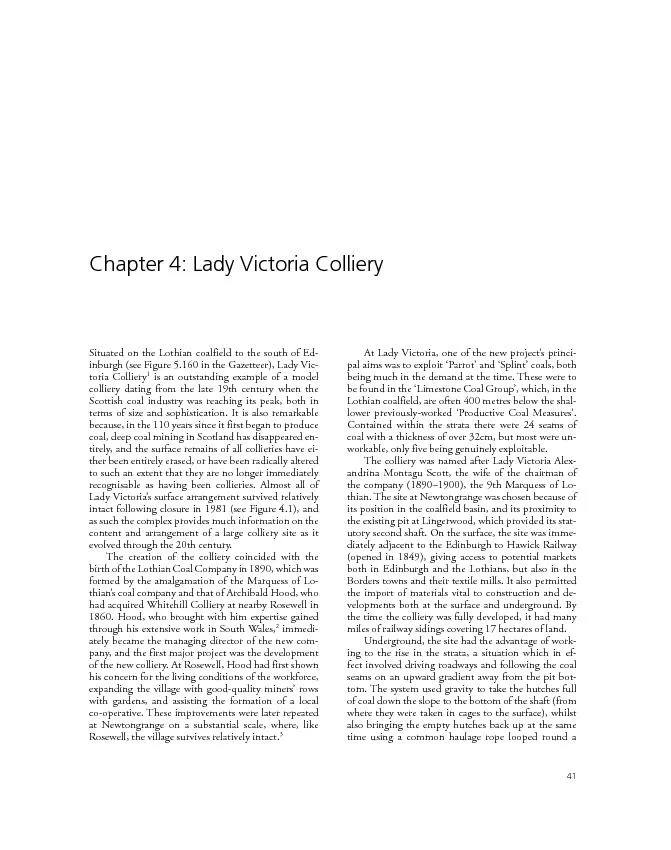 Chapter 4: Lady Victoria Colliery