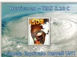 Hurricanes – TEKS 8.10 C