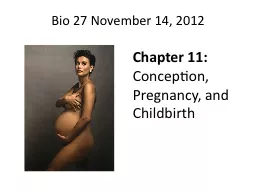 Bio 27 November 14, 2012