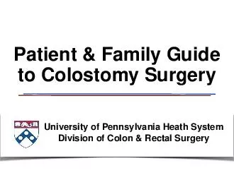 Patient & Family Guide to Colostomy Surgery