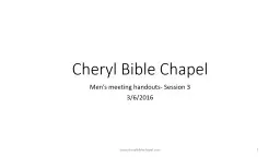 Cheryl Bible Chapel