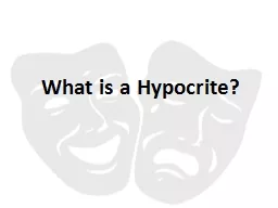 What is a Hypocrite?