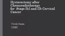 Hysterectomy after