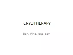 CRYOTHERAPY