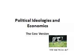 Political Ideologies and Economics