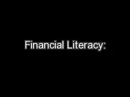 Financial Literacy: