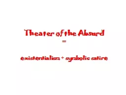 Theater of the Absurd