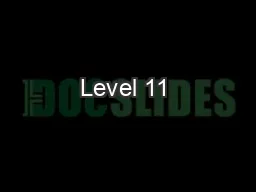 Level 11 • Passage