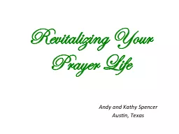 Revitalizing Your Prayer Life