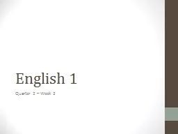 English 1