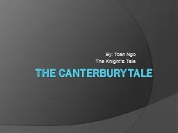 The Canterbury tale