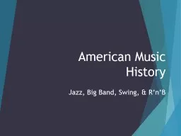 American Music History