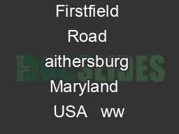 Firstfield Road aithersburg Maryland  USA   ww