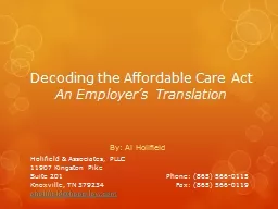 Decoding the Affordable Care Act