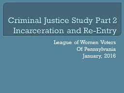Criminal Justice Study Part 2