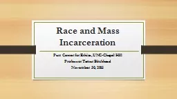 Race and Mass Incarceration