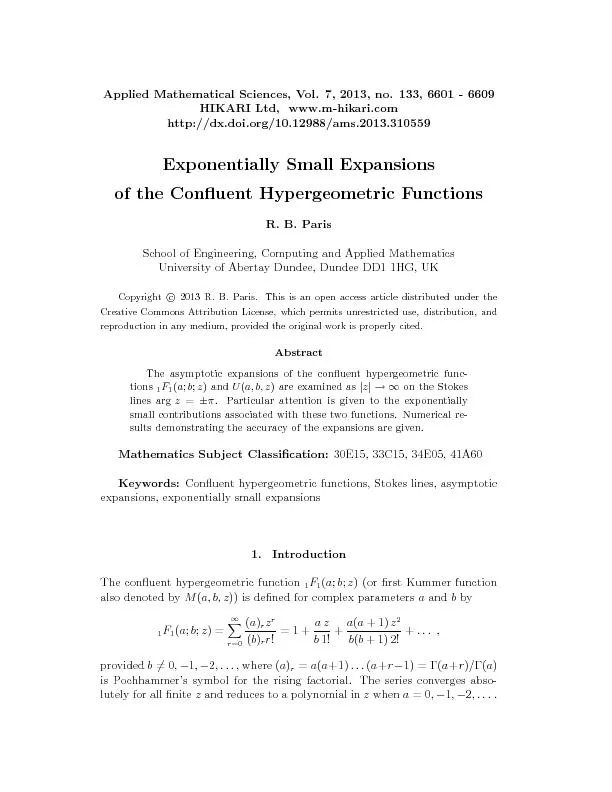 AppliedMathematicalSciences,Vol.7,2013,no.133,6601-6609HIKARILtd,www.m
