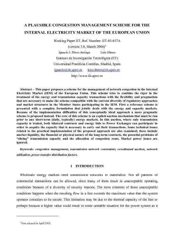 Working Paper IIT, Ref. Number: IIT-03-037A Ignacio J. P