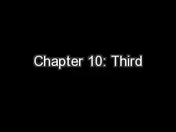 Chapter 10: Third