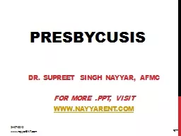 PPT-PRESBYCUSIS thumbnail