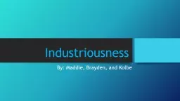 Industriousness