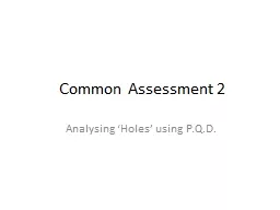 Common Assessment 2