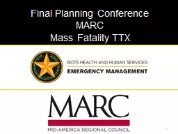 Final Planning Conference