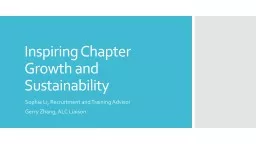 Inspiring Chapter Growth and Sustainability
