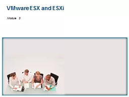 VMware ESX and ESXi