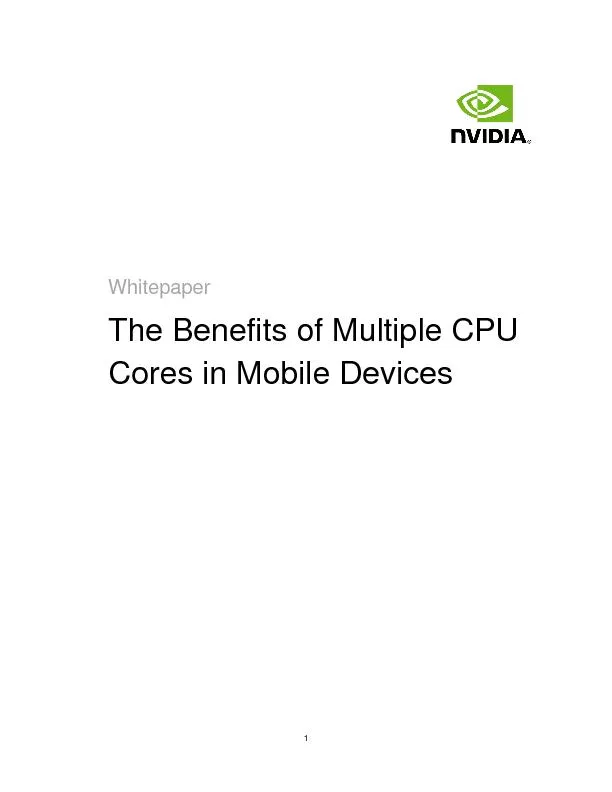 The Benefits of Multiple CPU Cores in Mobile Devices