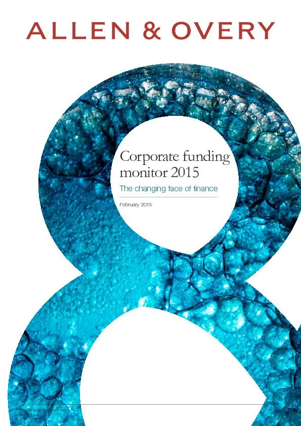 Corporate funding monitor 2015February 2015