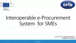 Interoperable e-Procurement System  for