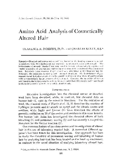 J. Soc. Cosmetic Chemis/s, 20, 555-564 (Aug. 19, 1969)