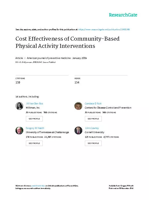 CostEffectivenessofCommunity-BasedPhysicalActivityInterventionsLarissa