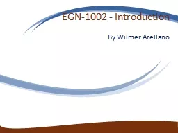 EGN-1002 - Introduction