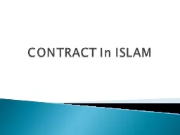CONTRACT In ISLAM