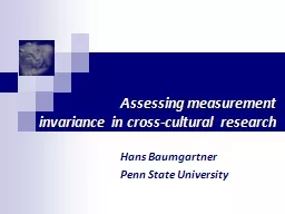 Assessing measurement