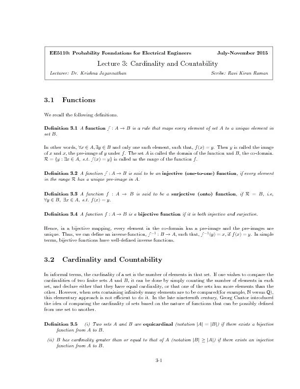 3-2Lecture3:CardinalityandCountability(iii)Bhascardinalitystrictlygrea
