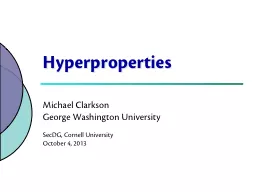 Hyperproperties